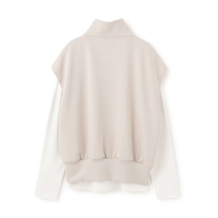 [AMI] Cardboard Half-Zip × Long Sleeve T-Shirt Set,Black, medium image number 1