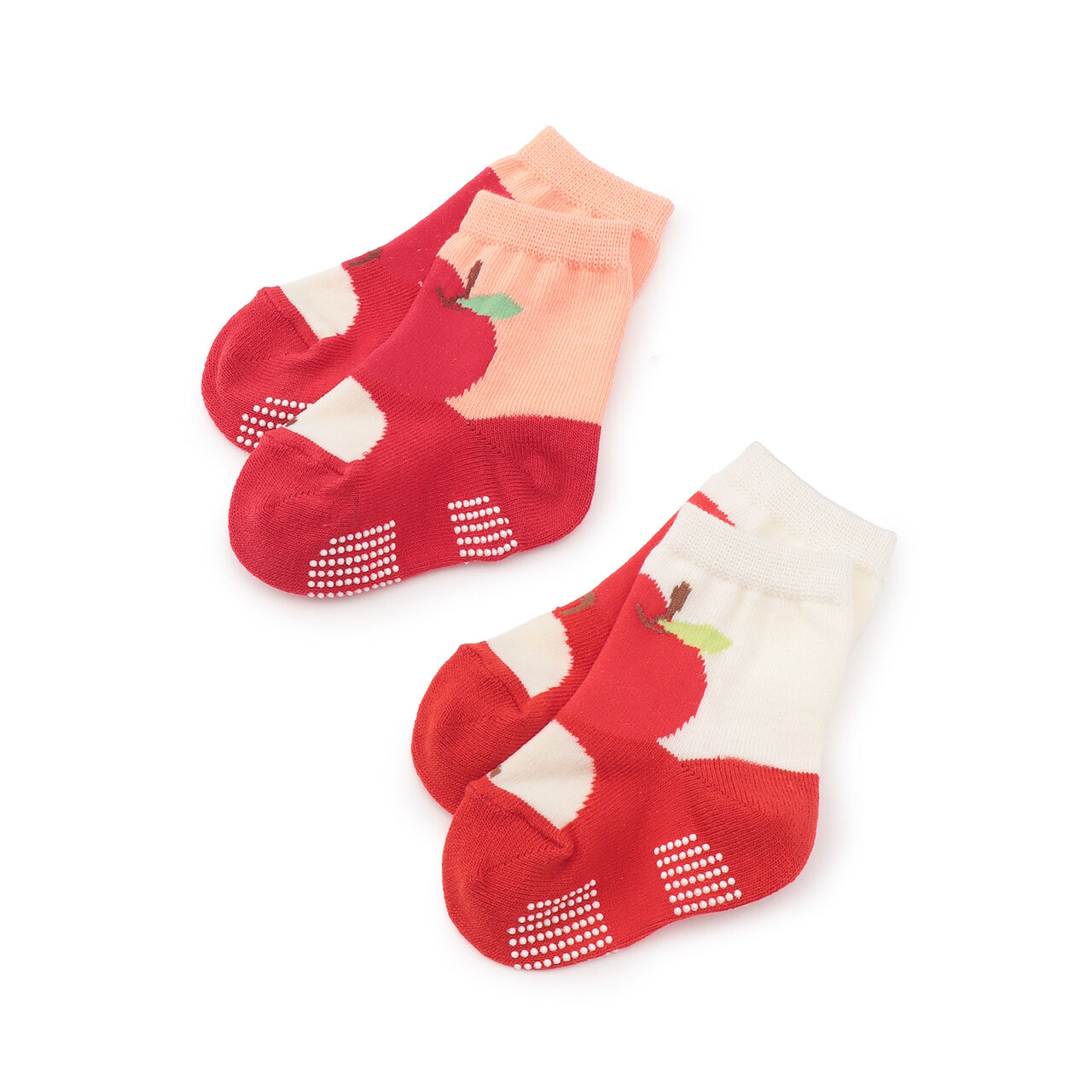 Apple Crew Socks,Pearl white, large image number 4