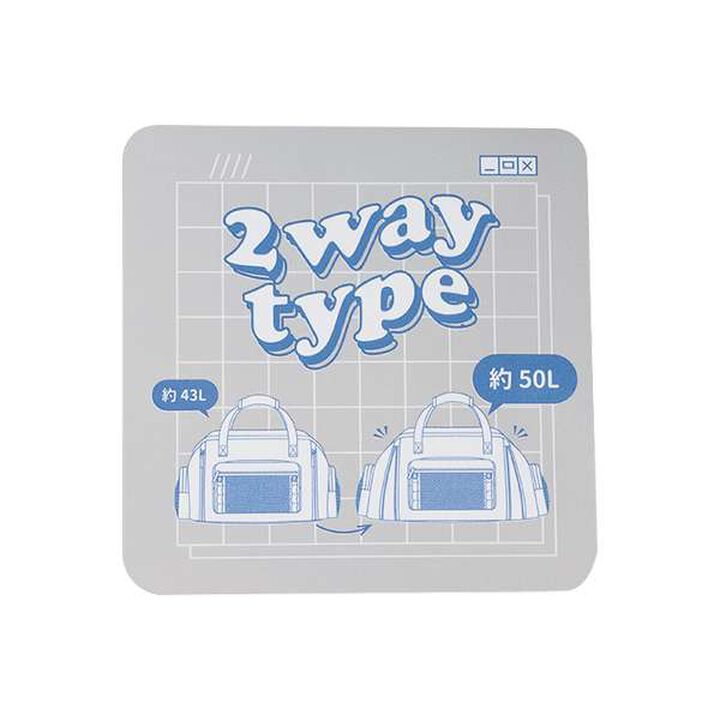 [Capacity 43-50L] [LTXC] Expandable Boston Bag,Multi color, medium image number 12