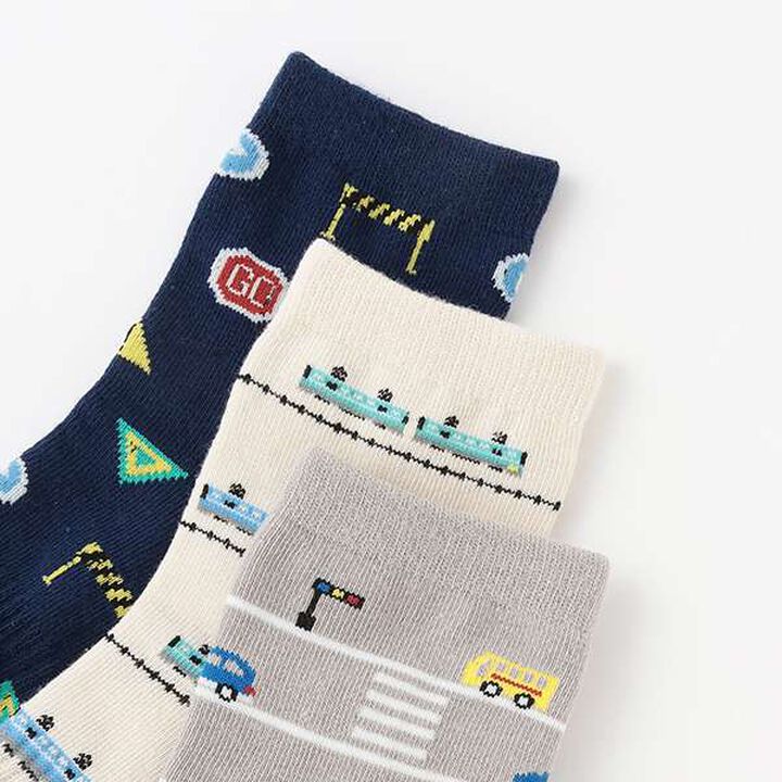 Vehicle Crew Socks 2P,Off white, medium image number 2