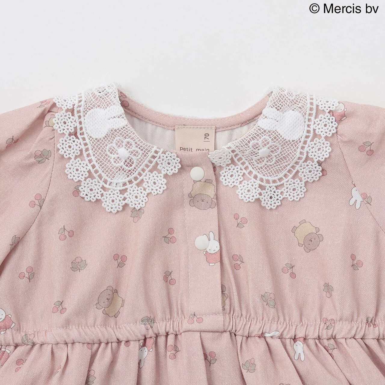 [D Bruna] All-Over Pattern Romper,Yellow, large image number 2