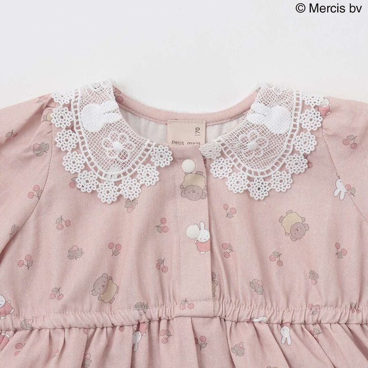 [D Bruna] All-Over Pattern Romper,Yellow, medium image number 2