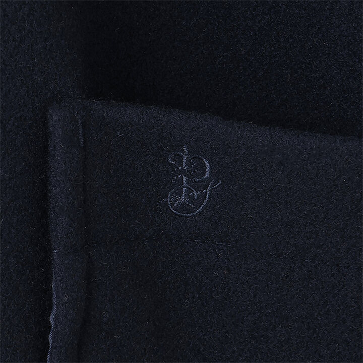 [Graduation Attire] Lightweight Quilted Lined Long Duffle Coat,Navy, medium image number 19
