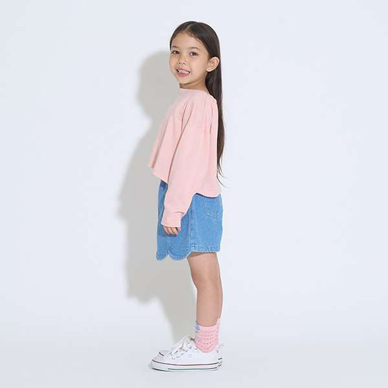 Mini Length Sheer Long-Sleeve T-Shirt & Cami Set,Lavender, large image number 16