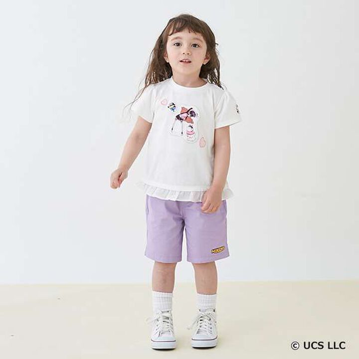 Minion Ruffle Hem T-Shirt,Off white, medium image number 10