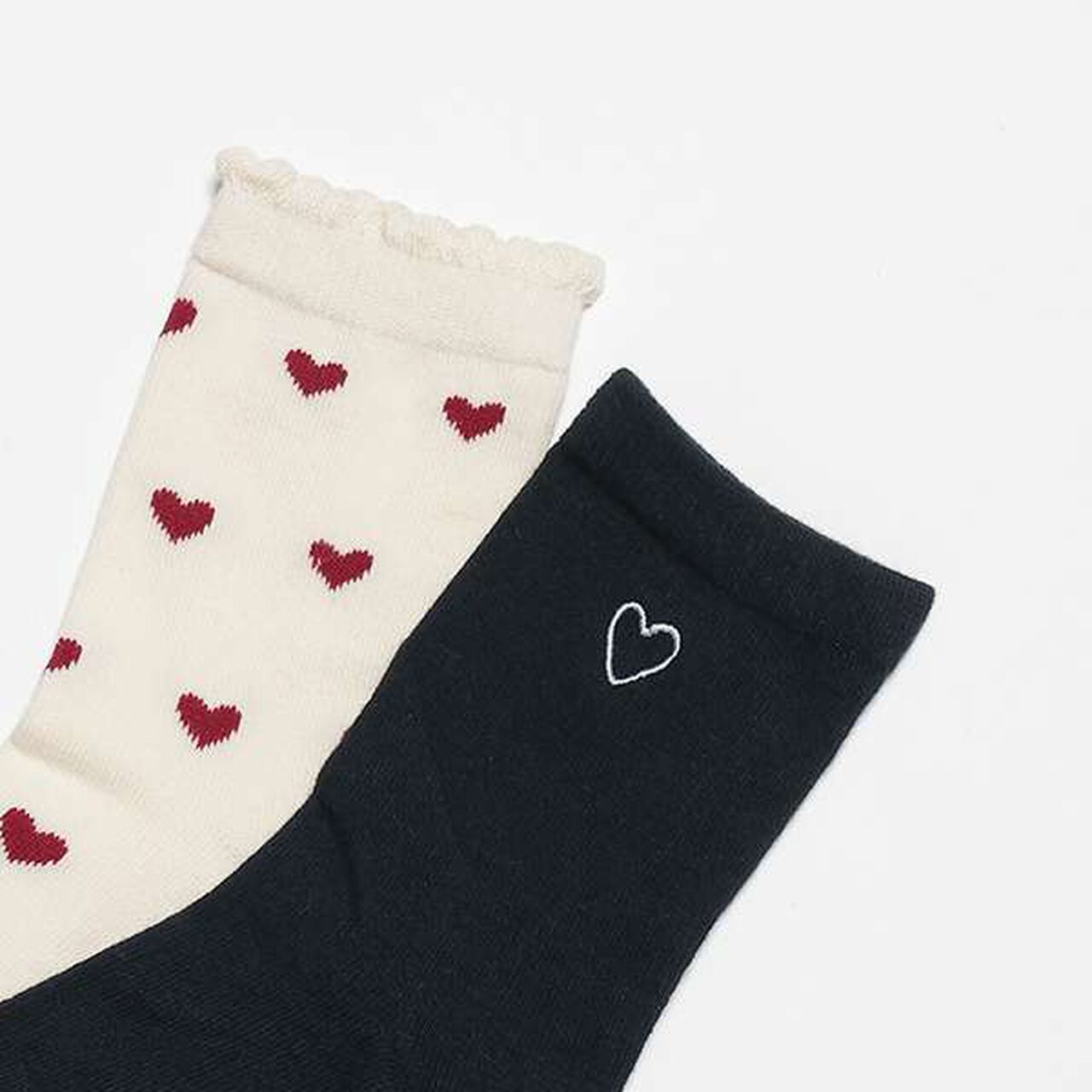 Girls' Assorted Socks 2-Pack,Black, large image number 3