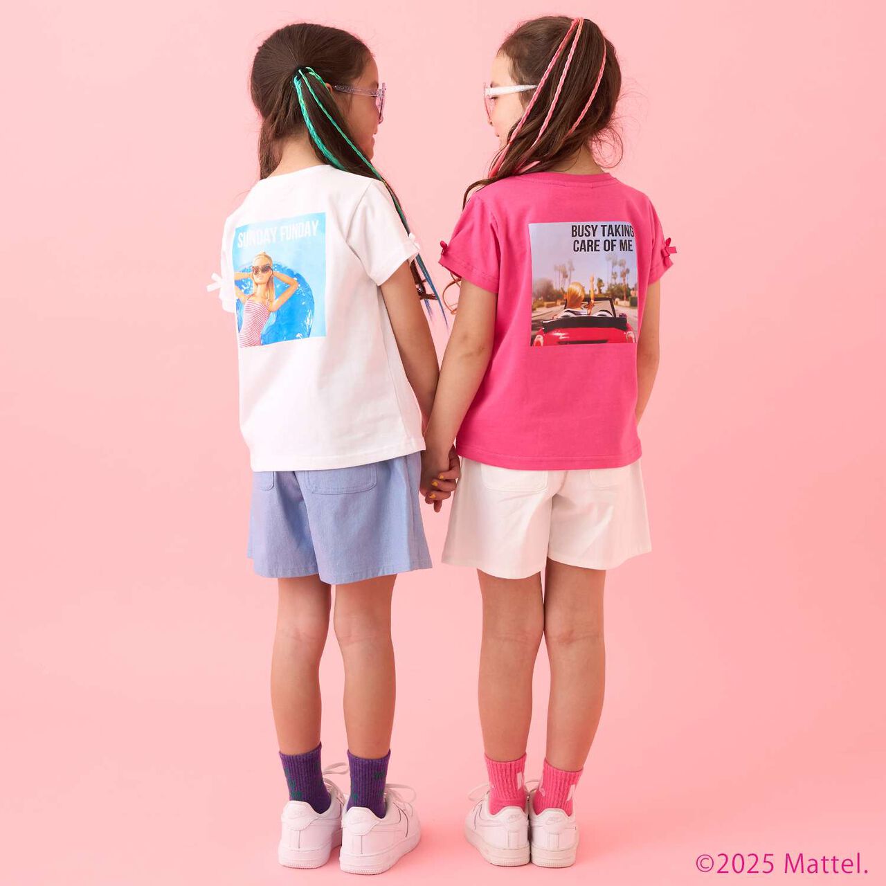 [Barbie] Sleeve Tuck T-Shirt,White, large image number 36