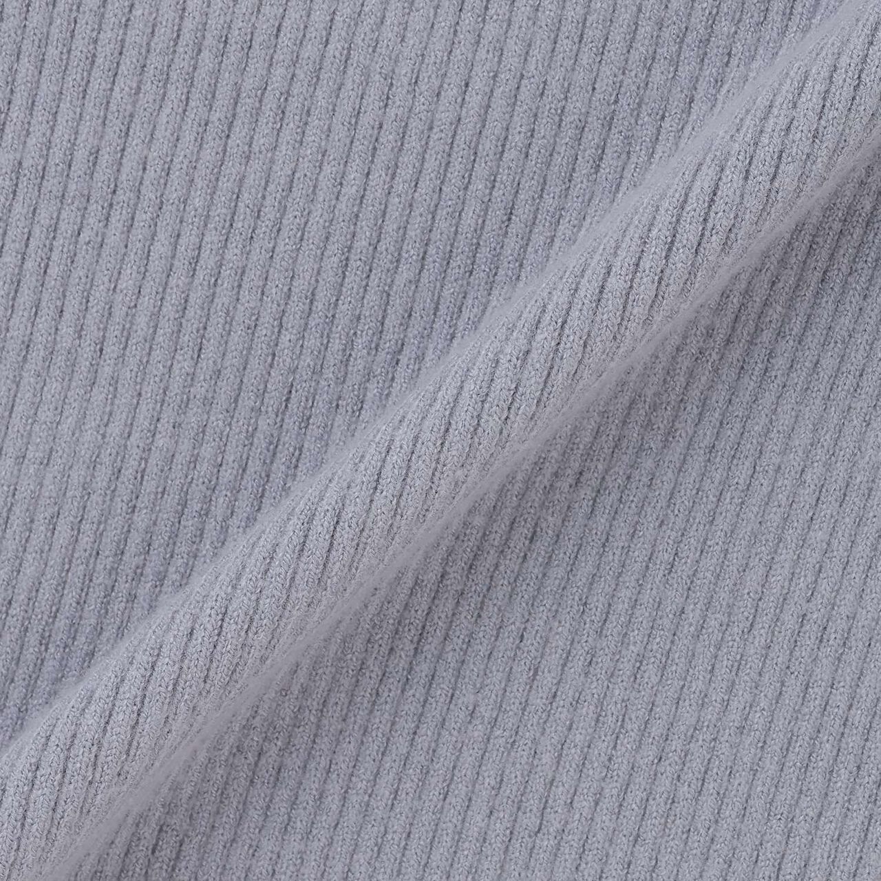 [Machine Washable] Ribbed Knit with Collar,Striped, large image number 23