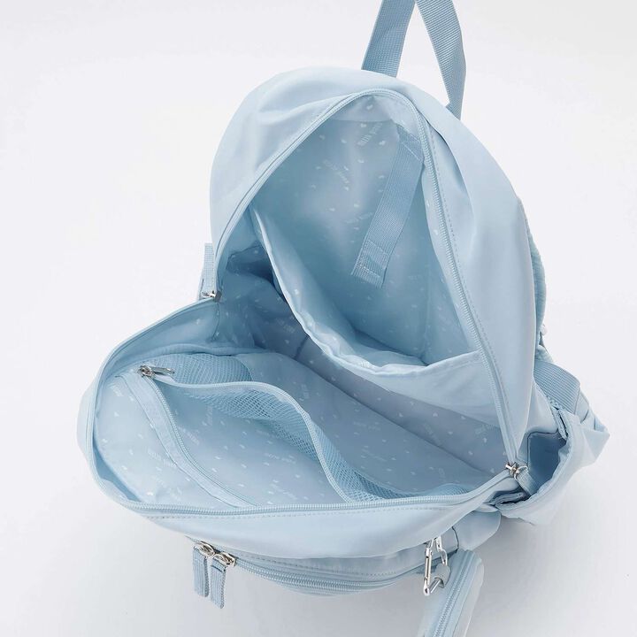 Large Logo Ribbon Backpack with Pouch - Approx. 23L Capacity,Sax blue, medium image number 13