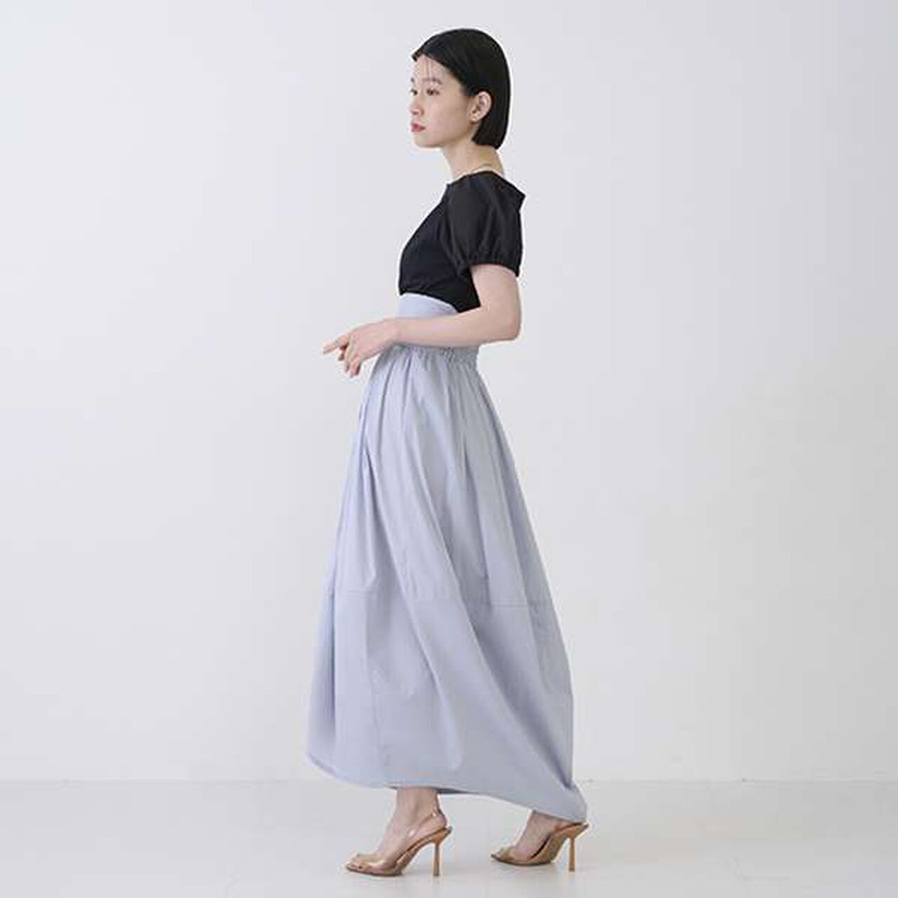 [LADIES] Cocoon Skirt,Off white, large image number 16