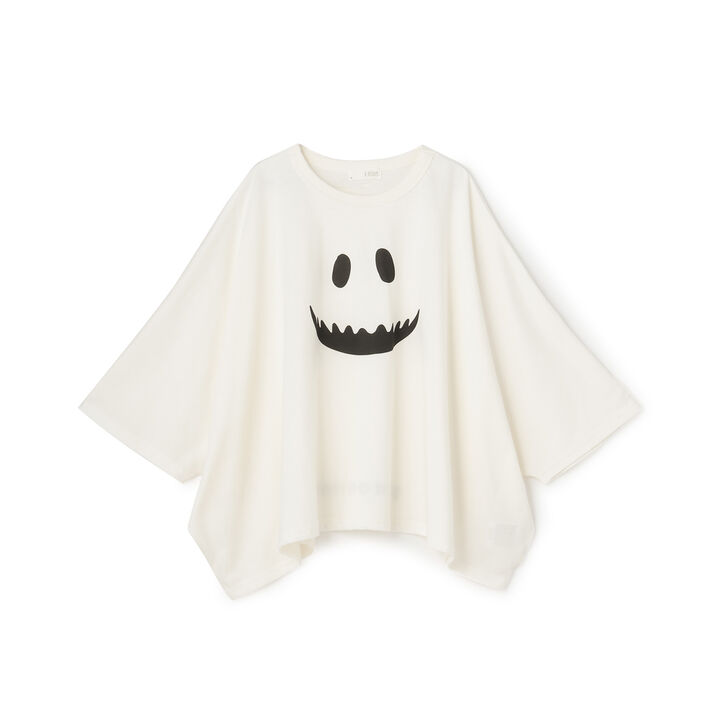 [Halloween] Stain-Resistant, Quick-Dry & UV-Protection Ghost T-Shirt,Ivory, medium image number 11