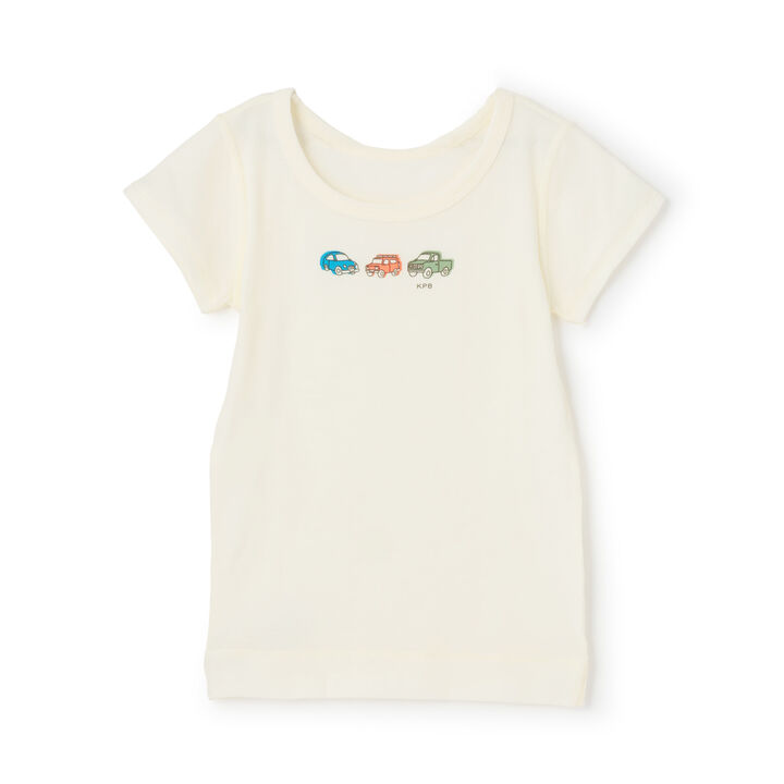 Short-Sleeve Undershirt,Off white, medium image number 0