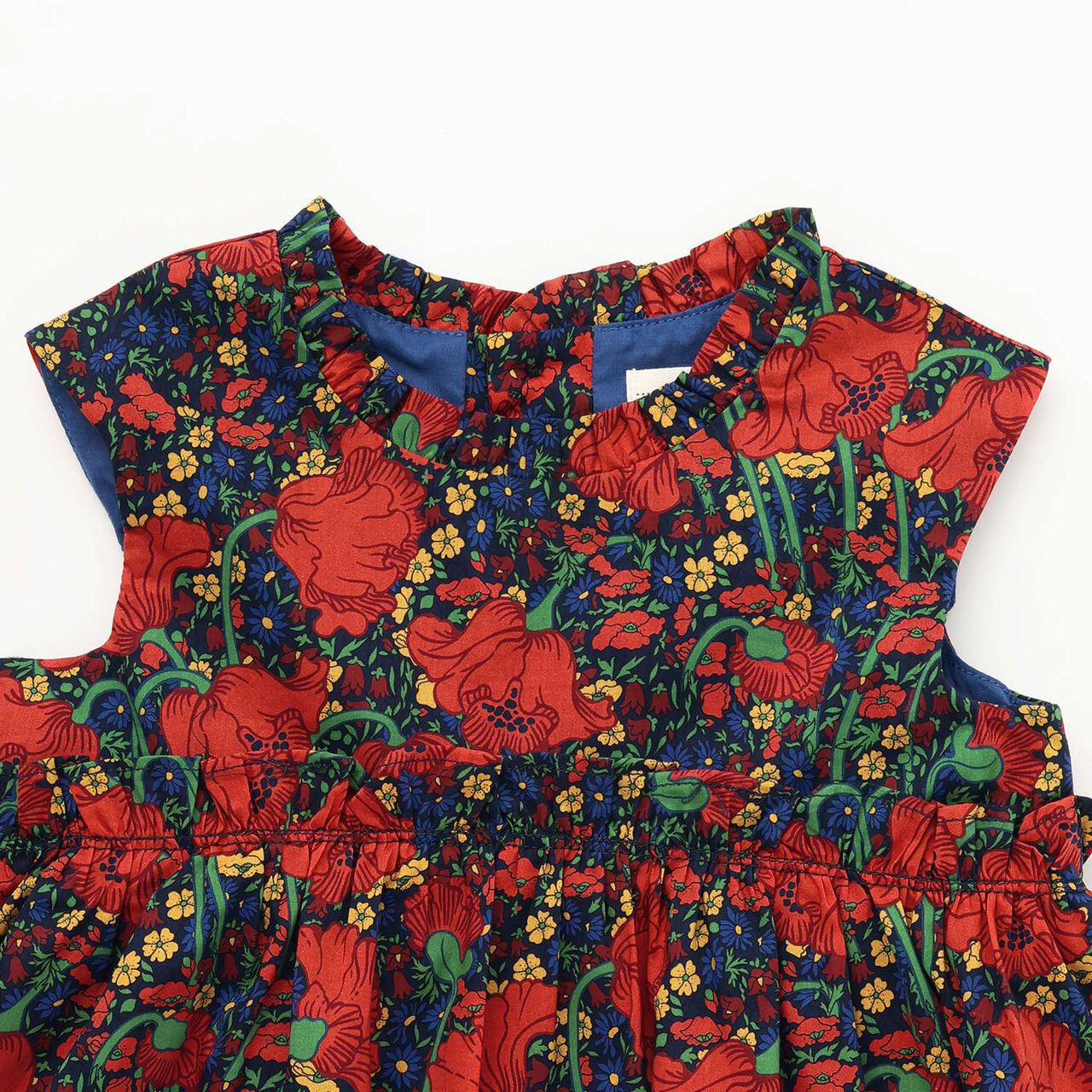 Clementina Daisy One-Piece Dress,Red, large image number 2