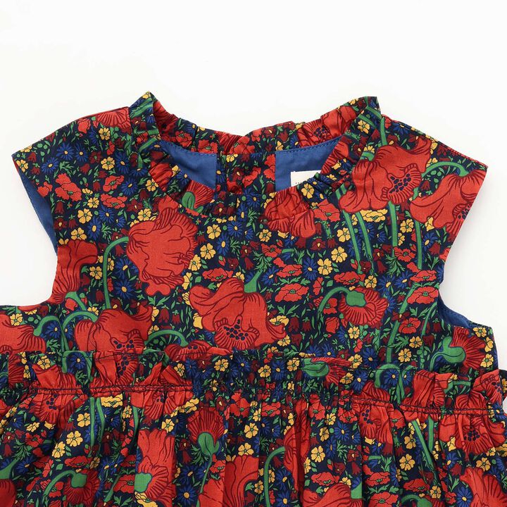 Clementina Daisy One-Piece Dress,Red, medium image number 2