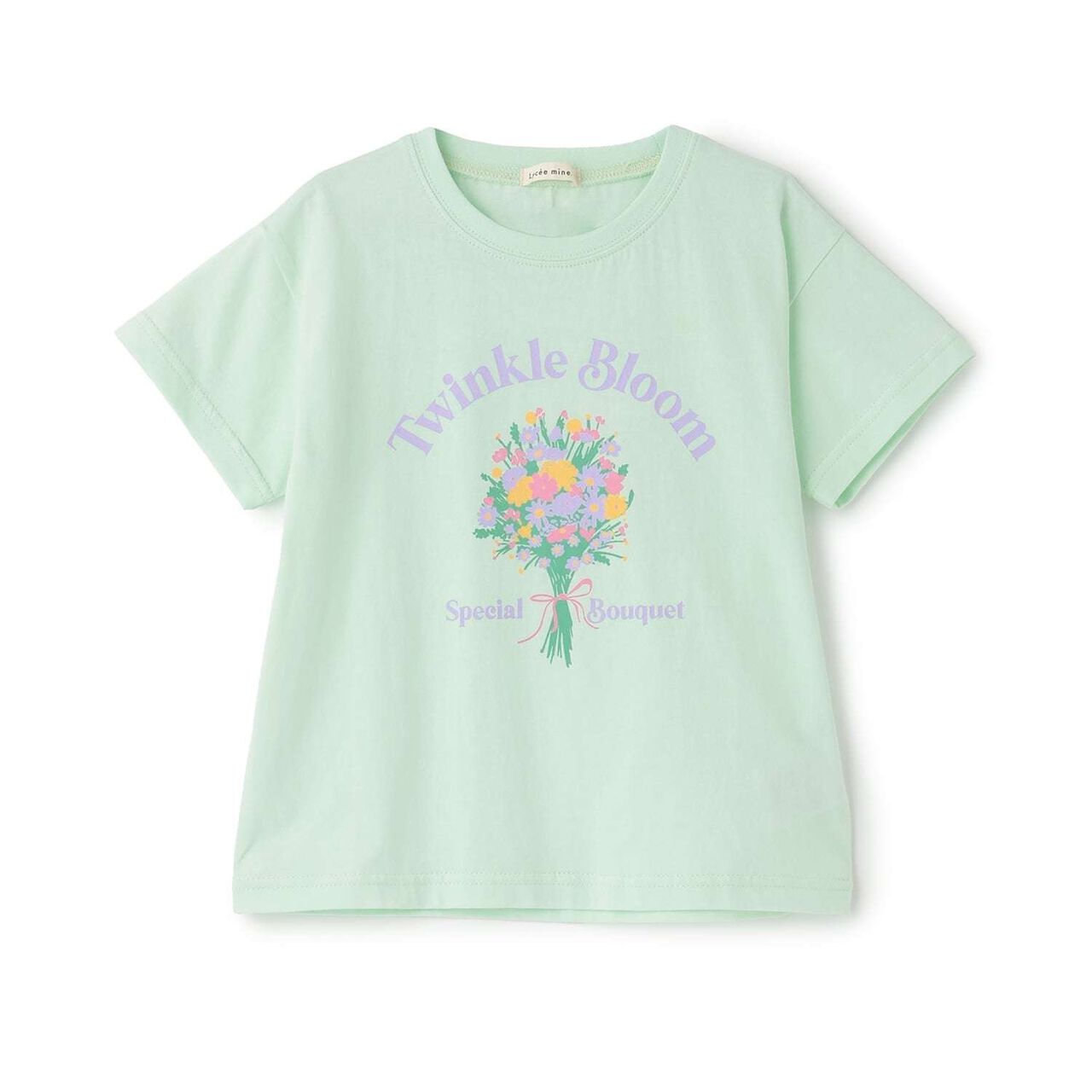 [100% Cotton] Sherbet T-Shirt [UV Cool Touch & Shape-Retaining] Assorted 7 Patterns T-Shirt [Kids Girls],Pearl white, large image number 3