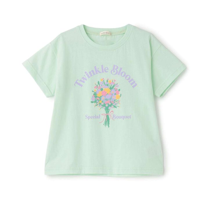 [100% Cotton] Sherbet T-Shirt [UV Cool Touch & Shape-Retaining] Assorted 7 Patterns T-Shirt [Kids Girls],Pearl white, medium image number 3