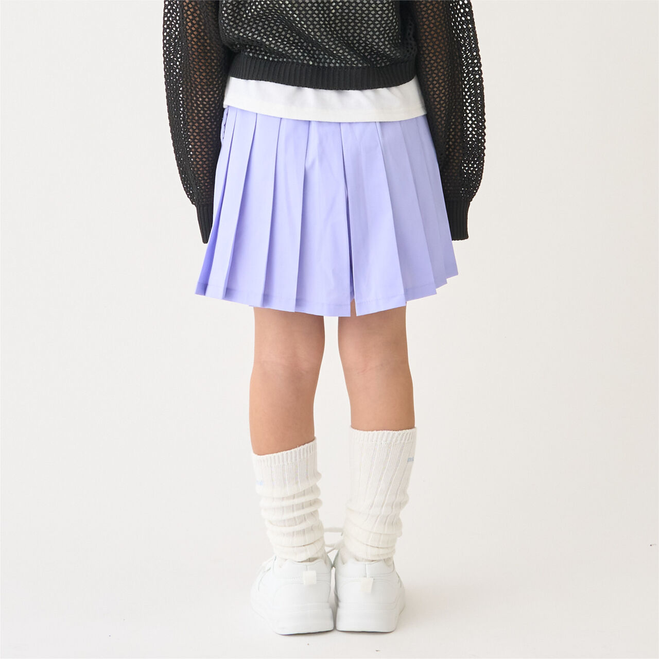 Pleated Skirt-Pants,Black, large image number 5