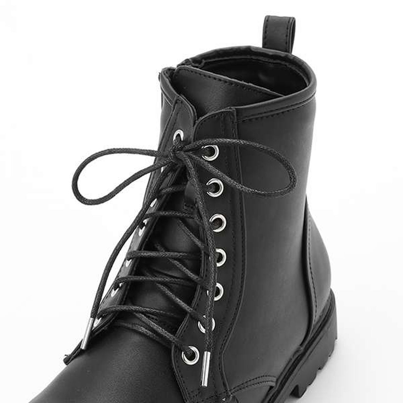 Lace-Up Boots,Black, large image number 3