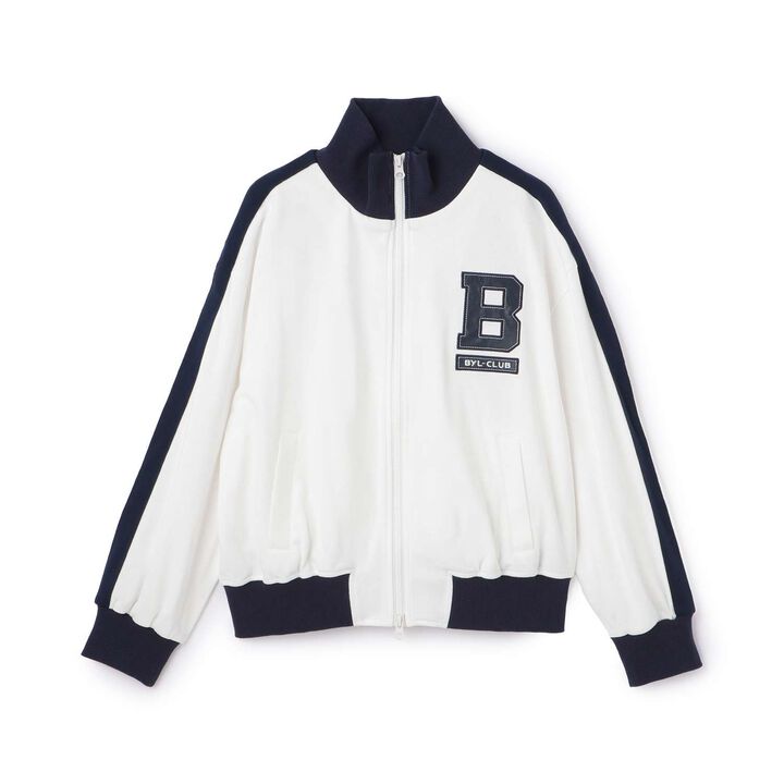 B Point Bomber Jacket,Ivory, medium image number 0