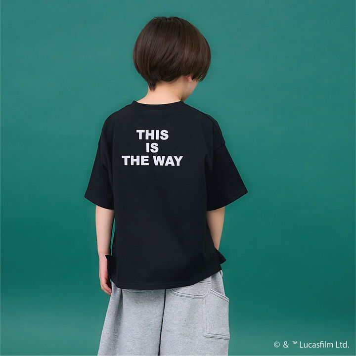 [STAR WARS] Stain Resistant Quick-Dry UV Logo Print Kaiteki Tenjiku Big T-Shirt,Black, medium image number 14