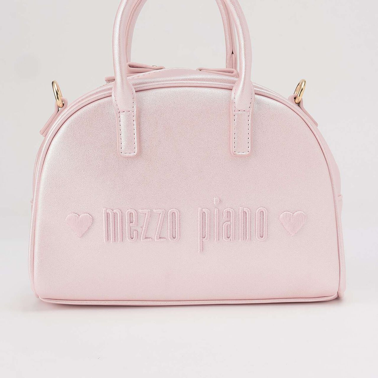 Heart Mirror 2 WAY Shoulder Bag,Light pink, large image number 3