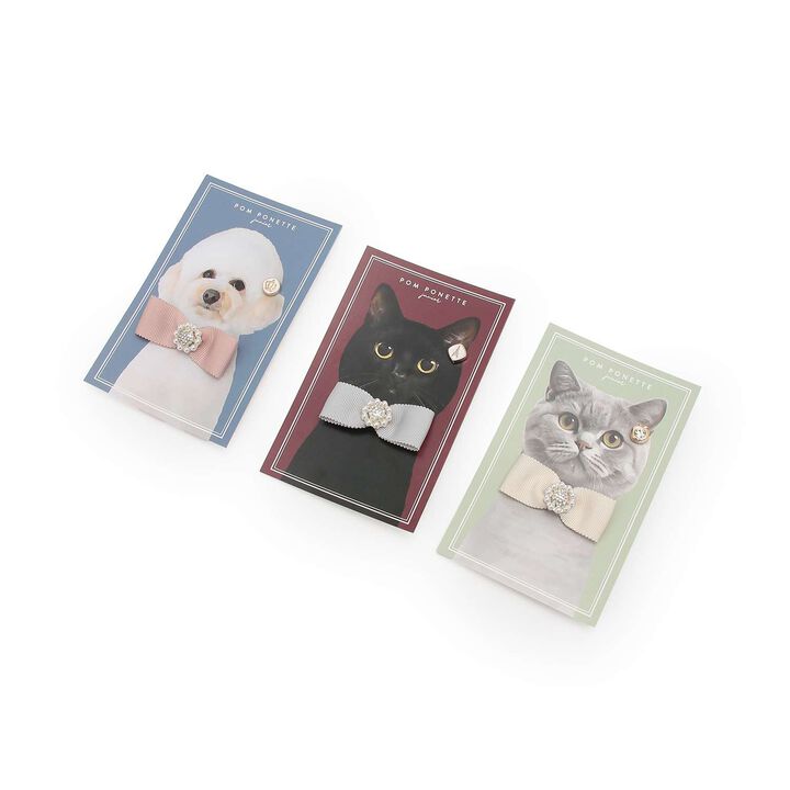 Jewel Ribbon Brooch,Ivory, medium image number 6