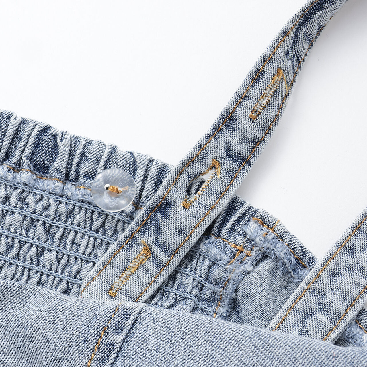 Denim Skirt Set,Blue, large image number 7