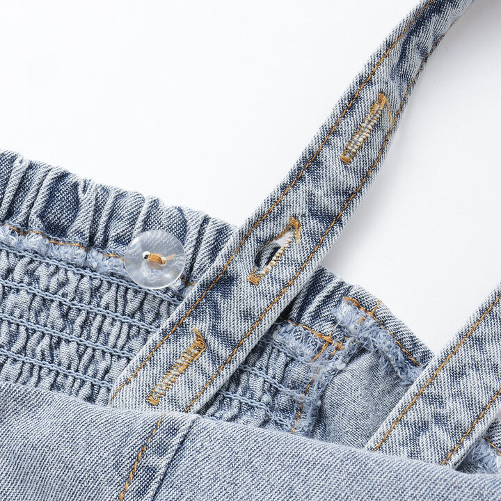 Denim Skirt Set,Blue, medium image number 7