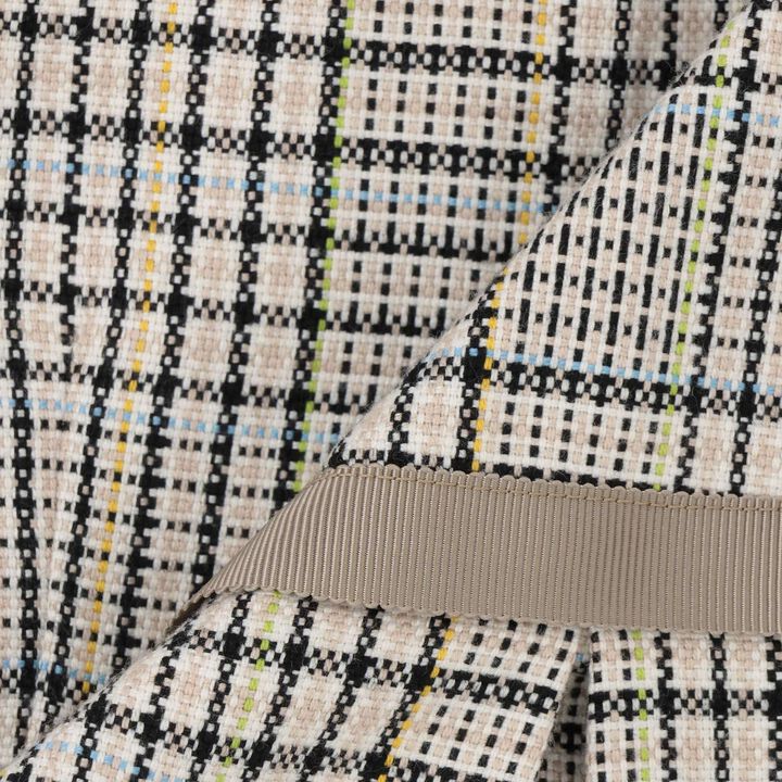 [Formal] Checkered OP + Scallop Trim JK Set,Beige, medium image number 20