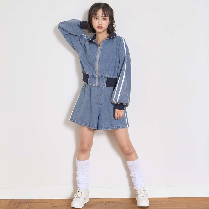 Denim Zip Setup,Blue, medium image number 15