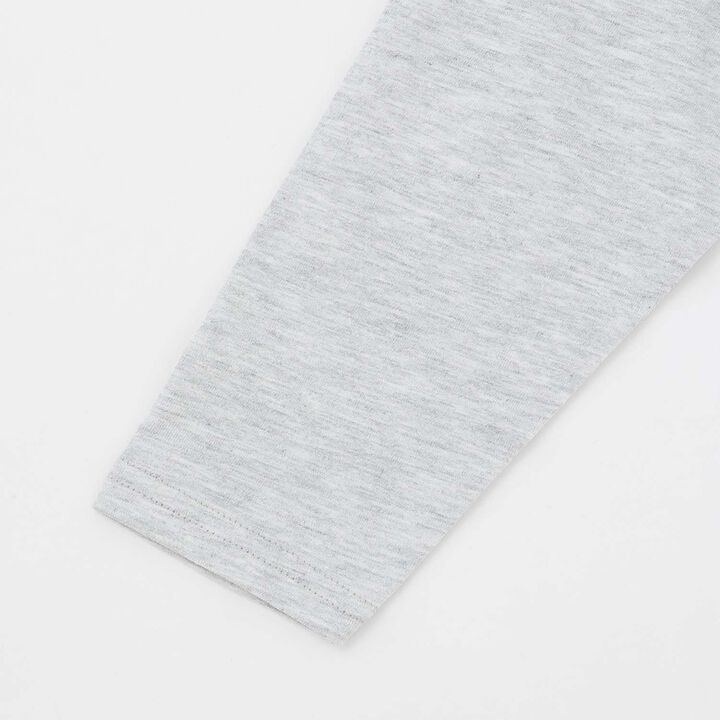 [100% Cotton] College Long Sleeve T-Shirt,Off white, medium image number 3