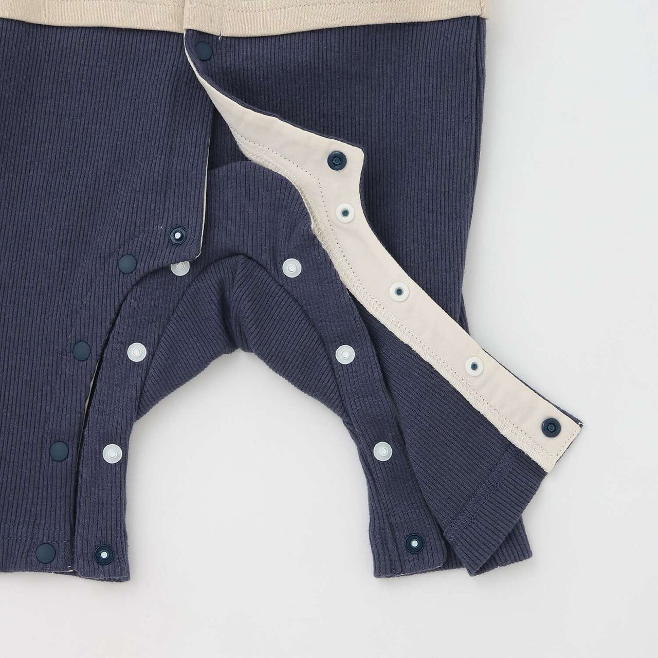 刺繡領連身衣,米色, large image number 6