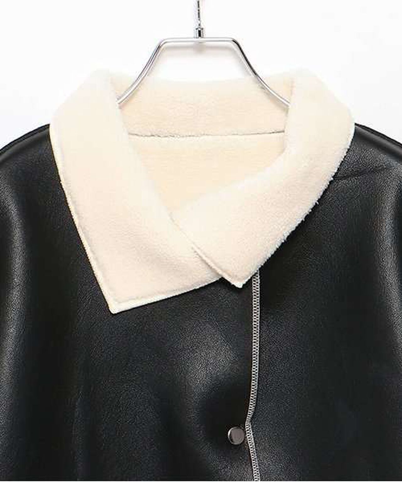 Reversible Boa Jacket,Ivory, large image number 6