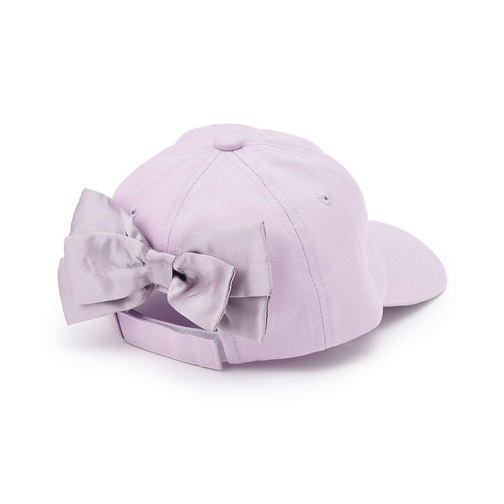 Mimi Satin Ribbon Cap,Lavender, medium image number 1