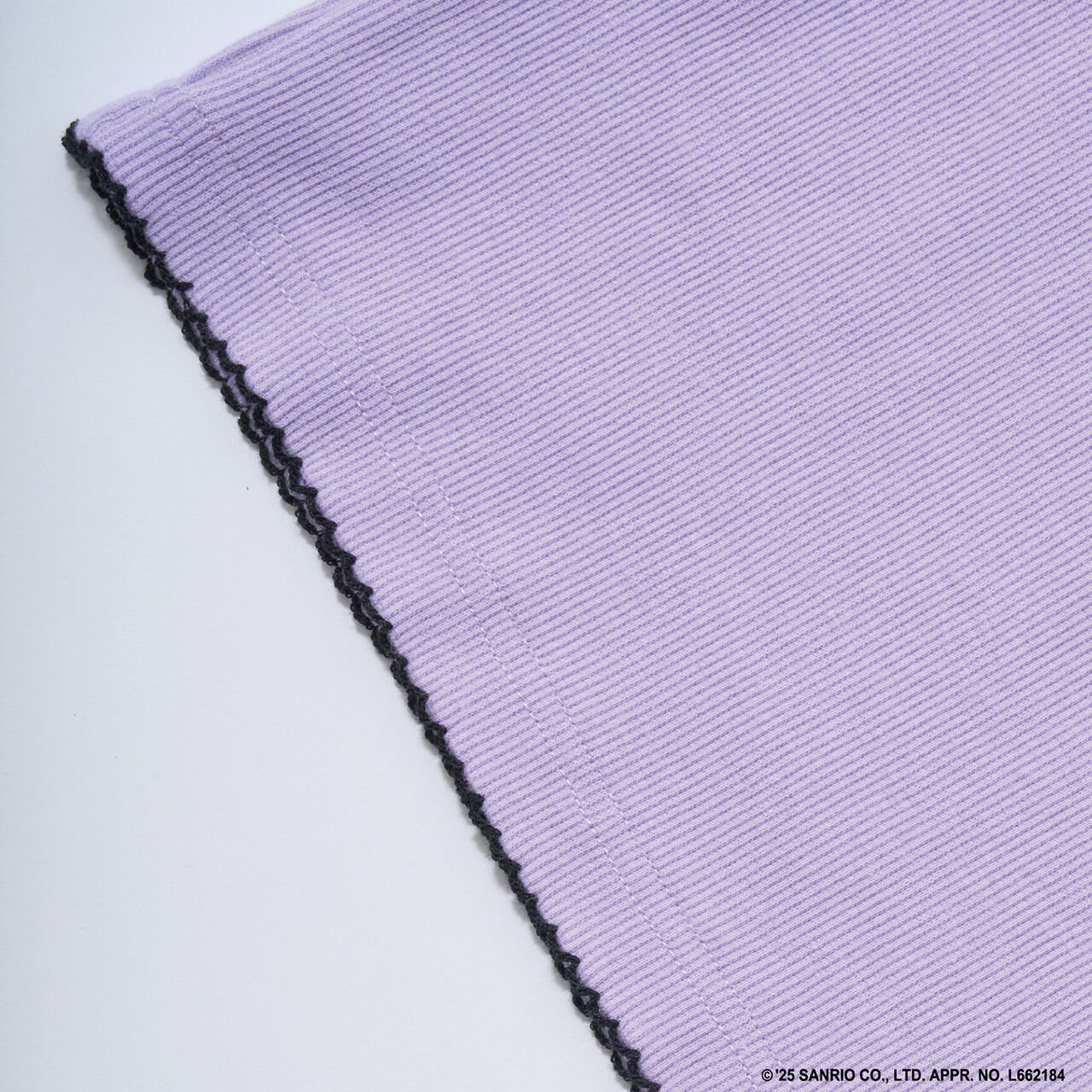 Sanrio Characters One-Point Embroidery Top,Black, large image number 5