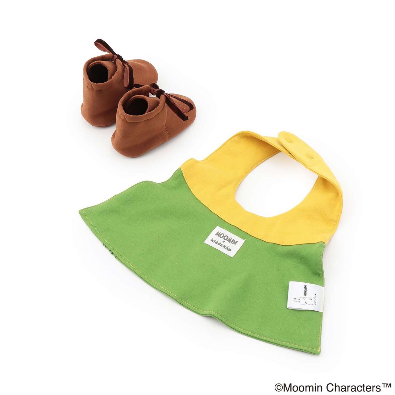 [MOOMIN] Snufkin Bib + Socks Set,Khaki, large image number 1