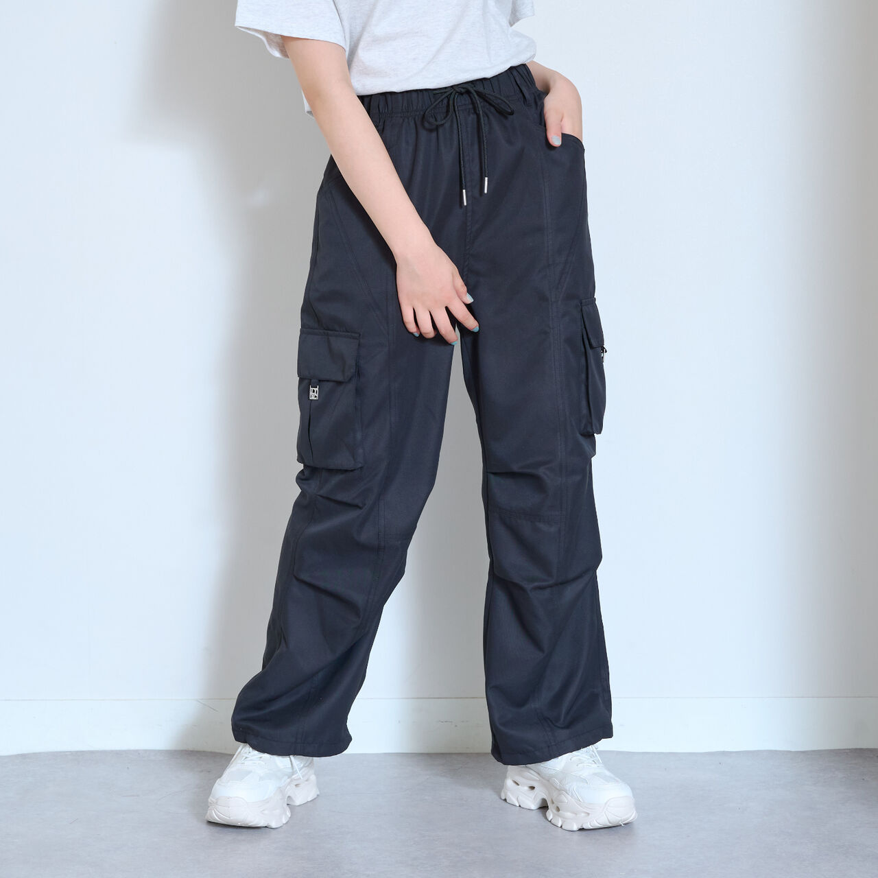 [LTXC / Quick-Dry Absorbent] Cargo Pants with Belt Loops,Off white, large image number 8