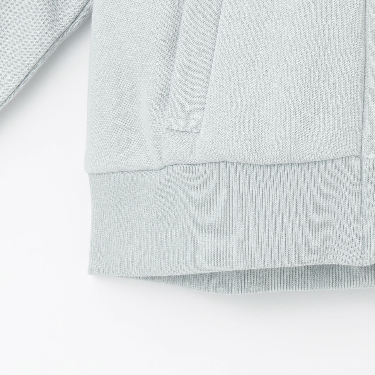 Lame Fleece Faux Fur Hooded Zip Parka,Mint, large image number 8