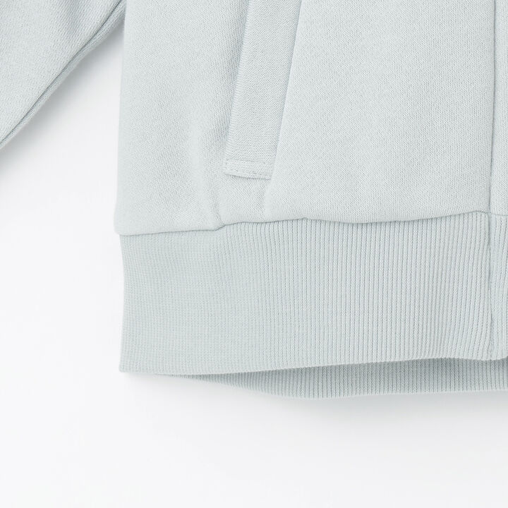 Lame Fleece Faux Fur Hooded Zip Parka,Mint, medium image number 8