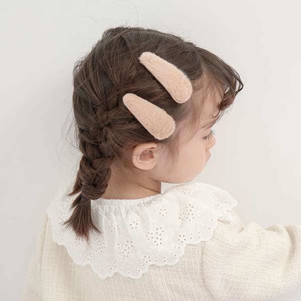 Fluffy Hair Clip 2-Piece Set,Mint, large image number 9