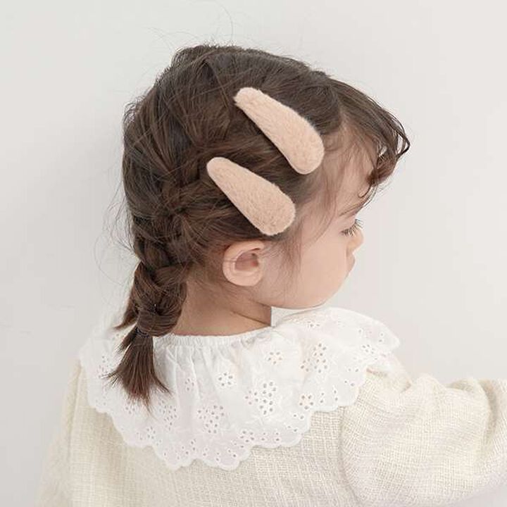 Fluffy Hair Clip 2-Piece Set,Mint, medium image number 9