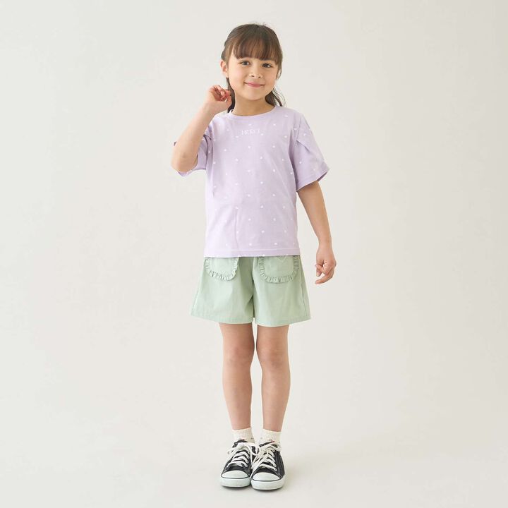 [Land and Water Use] Frill Pocket Shorts for Girls [Kids' Clothing],Red, medium image number 23