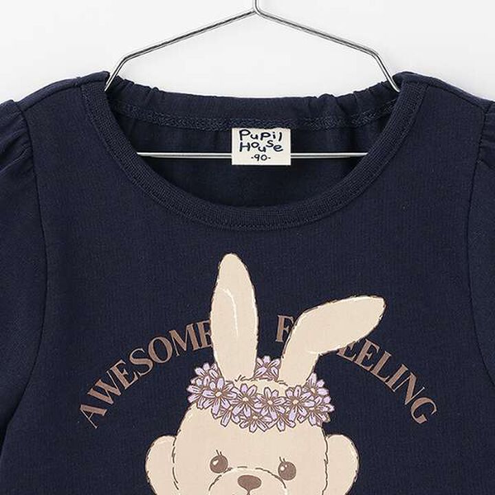 Value Half T - Flower Crown Bunny,Off white, medium image number 2