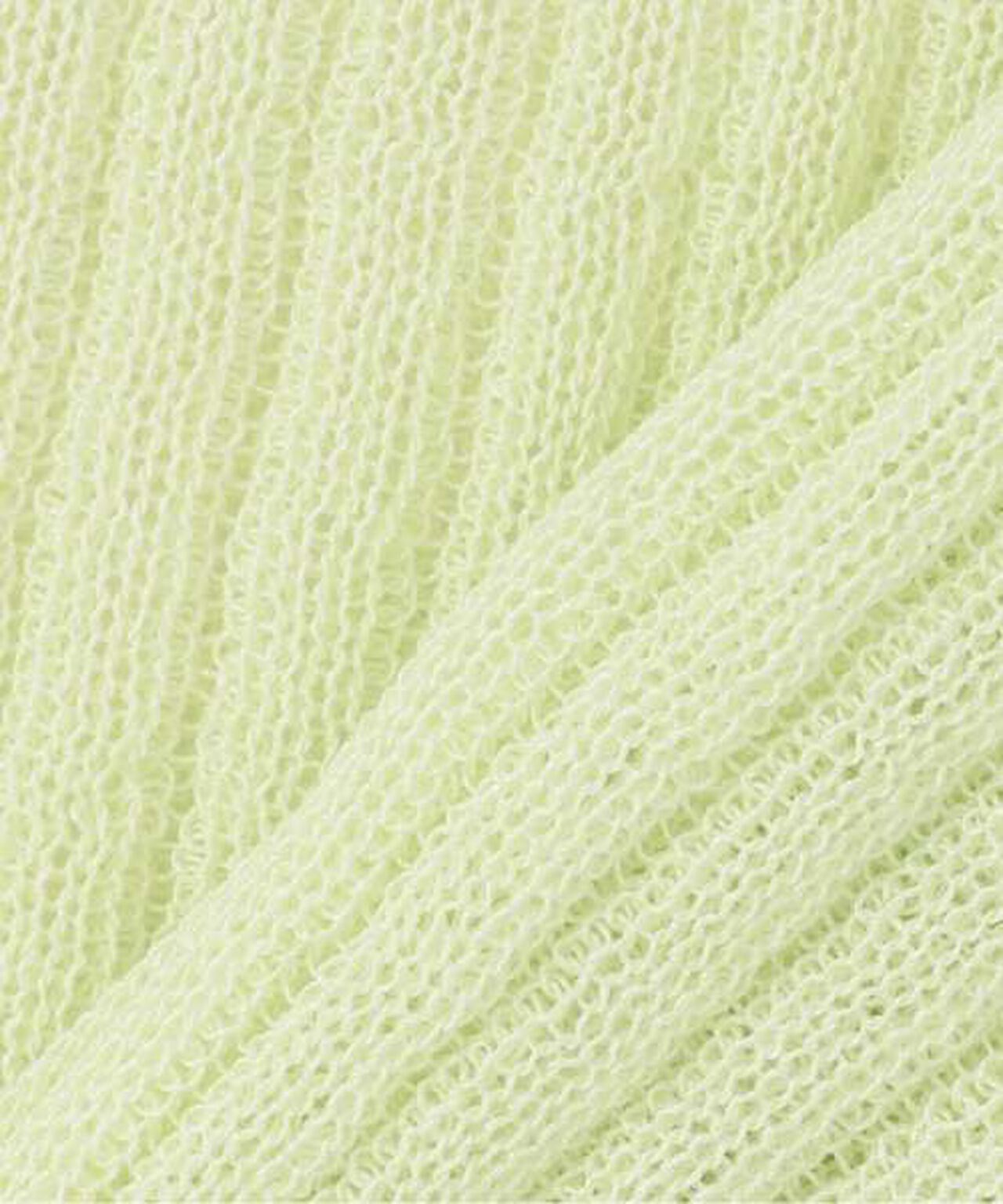 Ruffle Knit Cardigan,Light green, large image number 13