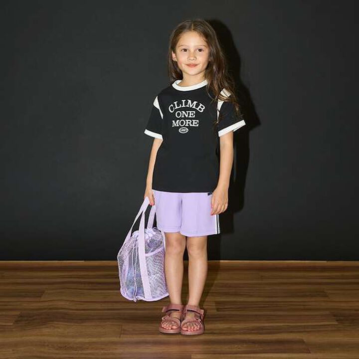 [Kaiteki Tenjiku] Bi-Color Printed T-Shirt,Turquoise, medium image number 10