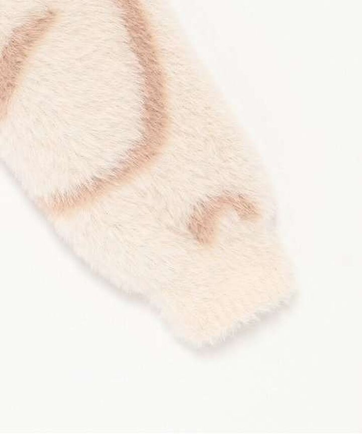 Shaggy Nuance Cardigan,Ivory, medium image number 8