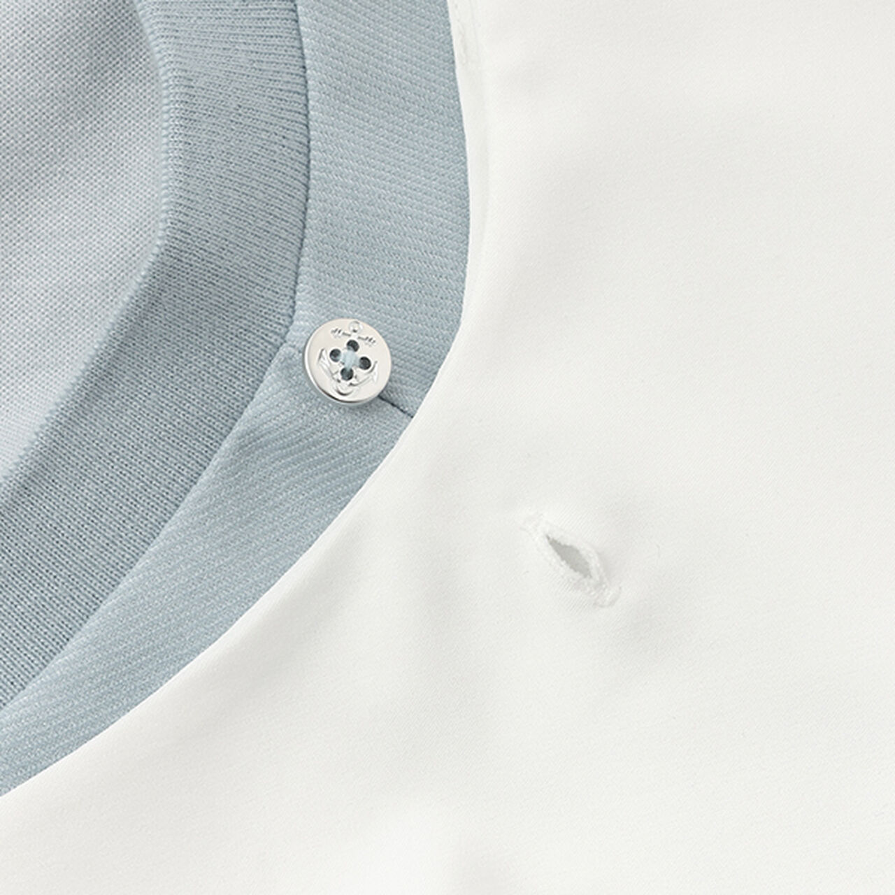 Cut Denim 2 WAY Sailor Top,Navy, large image number 6