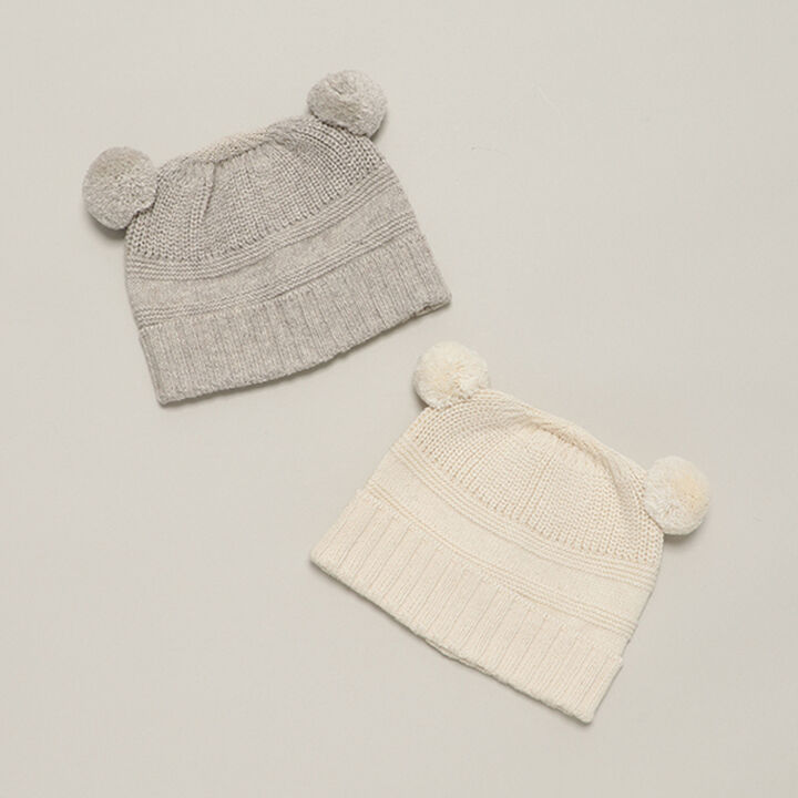 Organic Bonbon Hat,Pearl white, medium image number 4