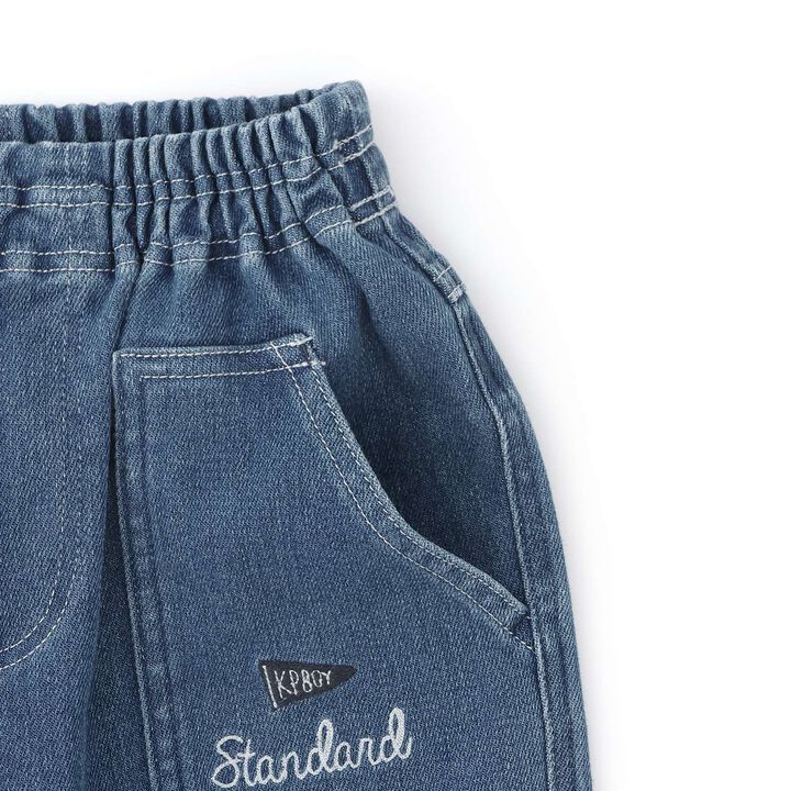 Stretch Denim Pants,Navy, medium image number 3