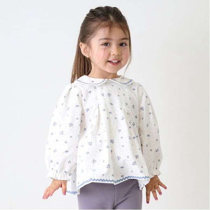 [Link] Charcoal Blouse,Ivory, medium image number 0